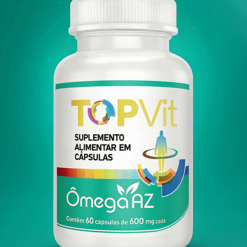 TOPVIT MULTI AZ + OMEGA 600MG C/ 60CPS